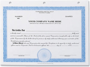 Set of 20 Big Board Certificates