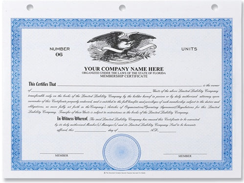 Set of 20 Big Board Eagle Certificates